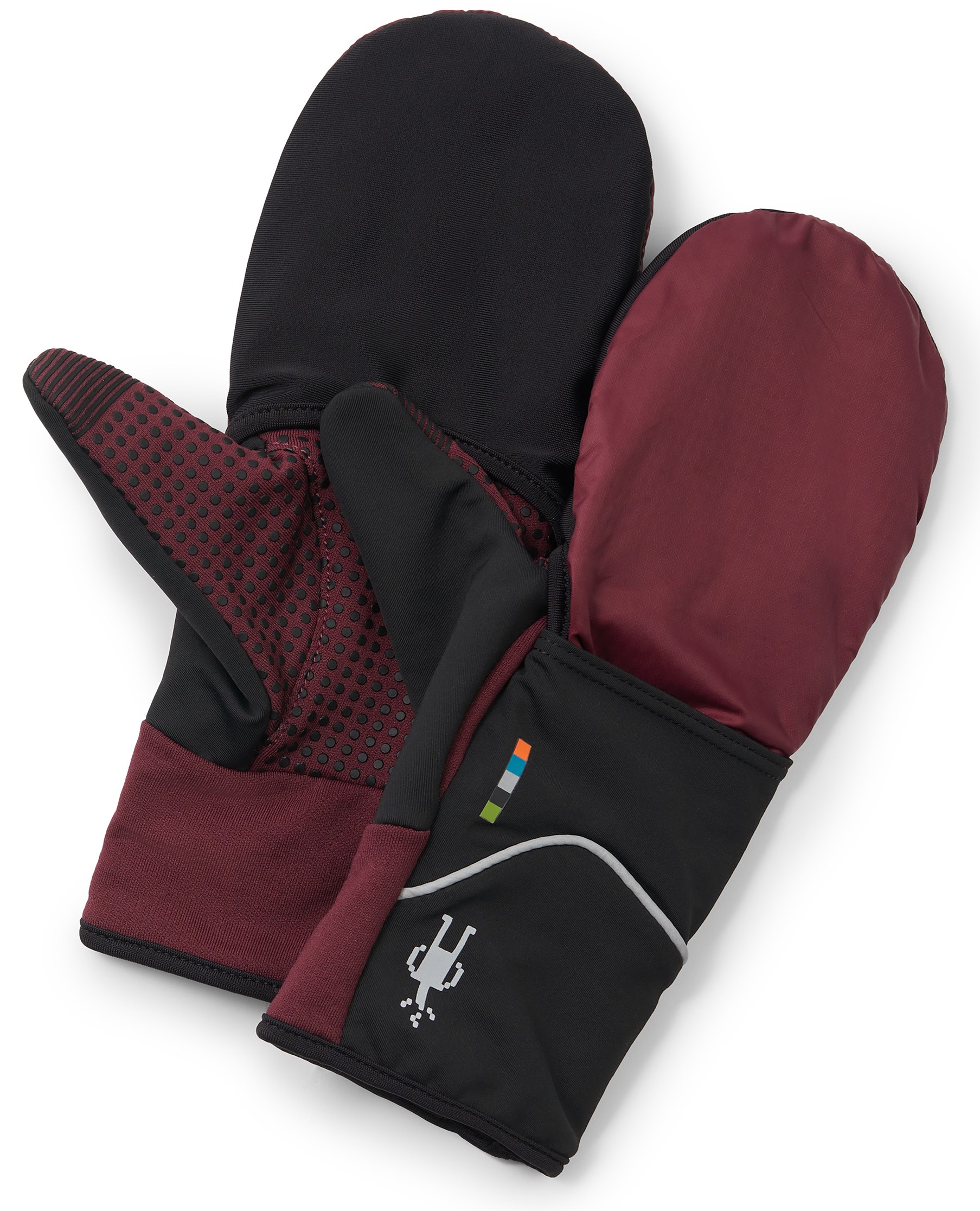 Smartwool MERINO SPORT FLEECE WIND MITTEN black cherry Velikost: XS