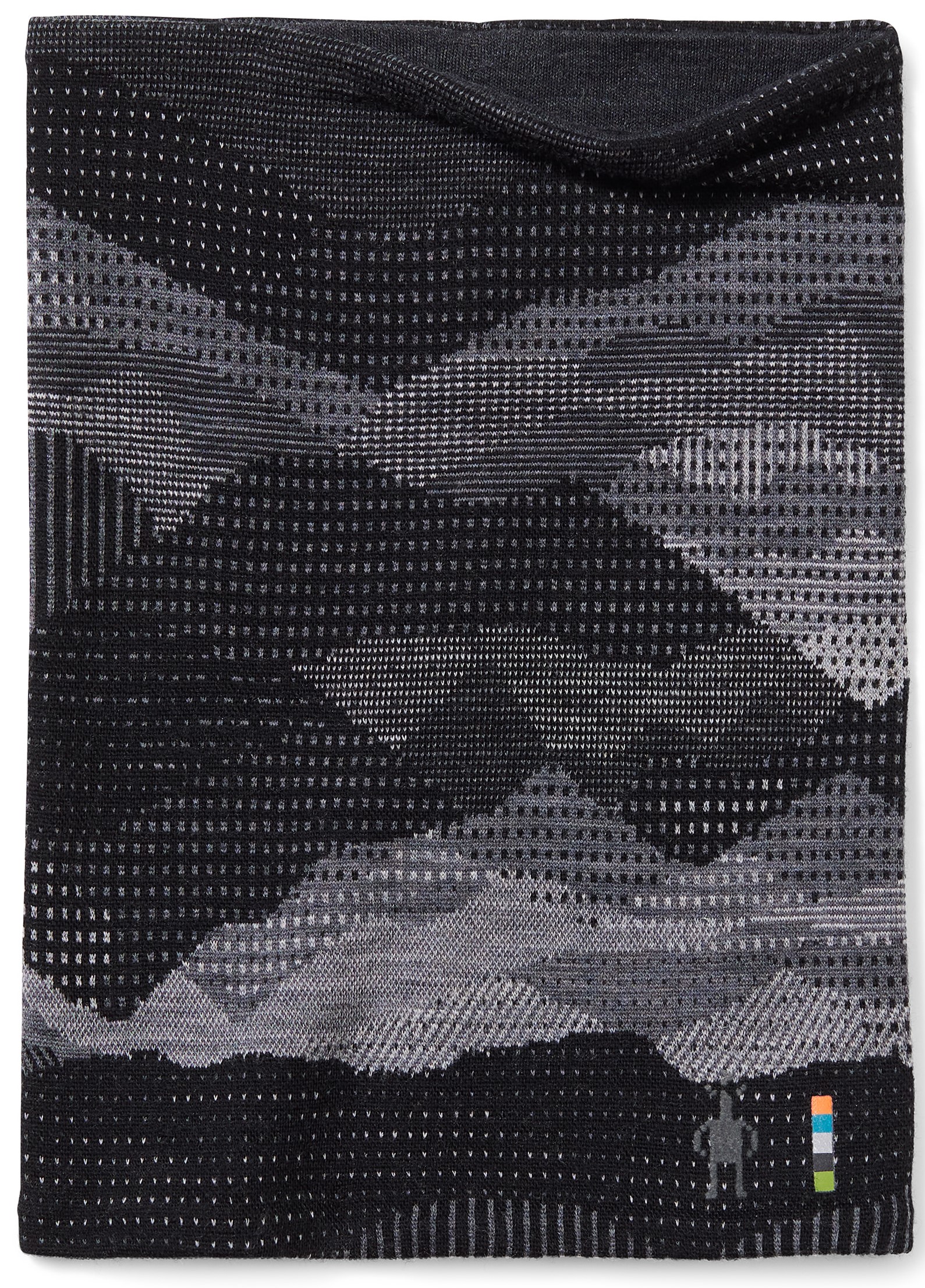 Smartwool THERMAL MERINO REVERSIBLE PATTERN NECK GTR black mountain scape Velikost: UNI