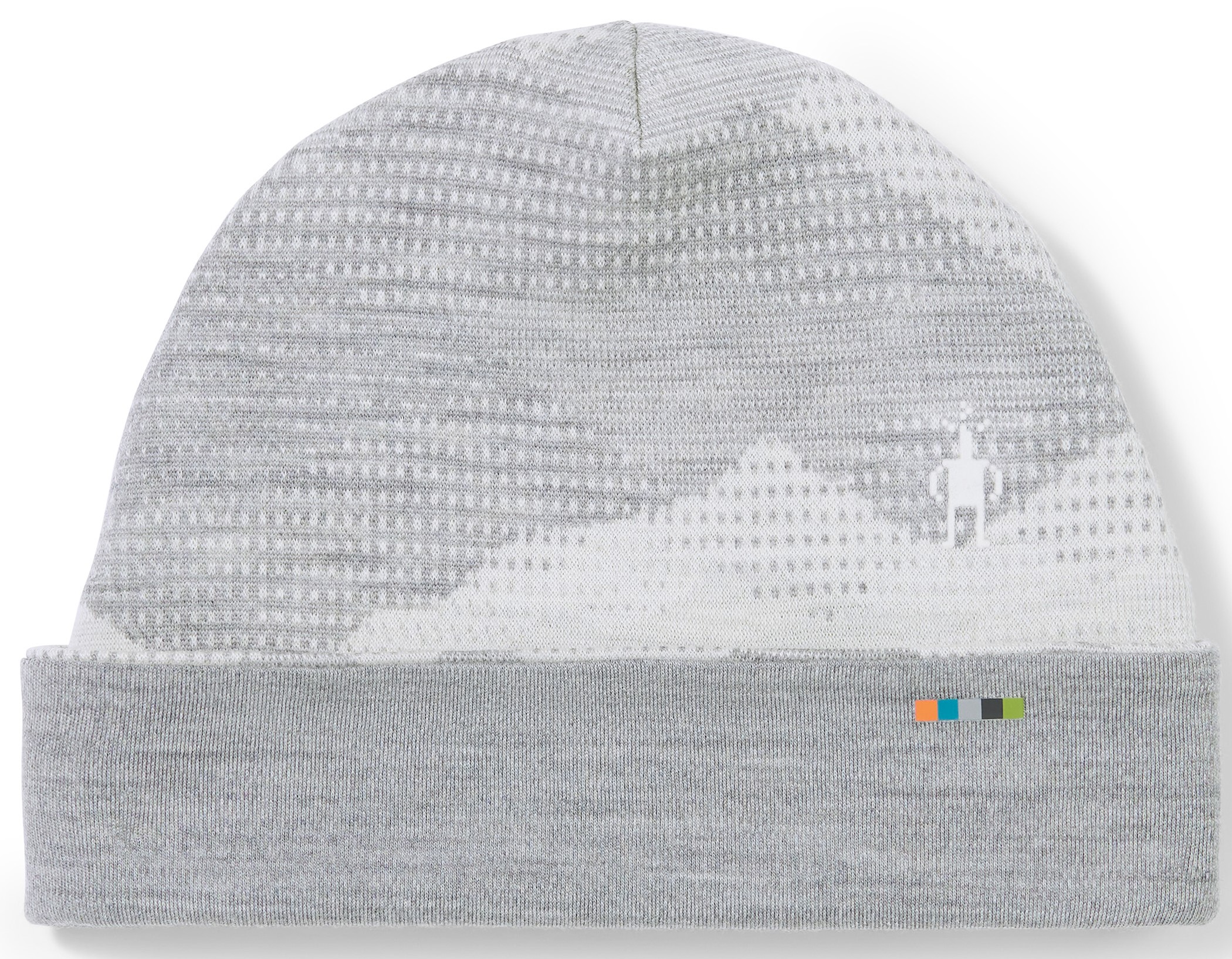 Smartwool THERMAL MERINO REVERSIBLE PTRN CFFD BN light gray mountain scape Velikost: UNI