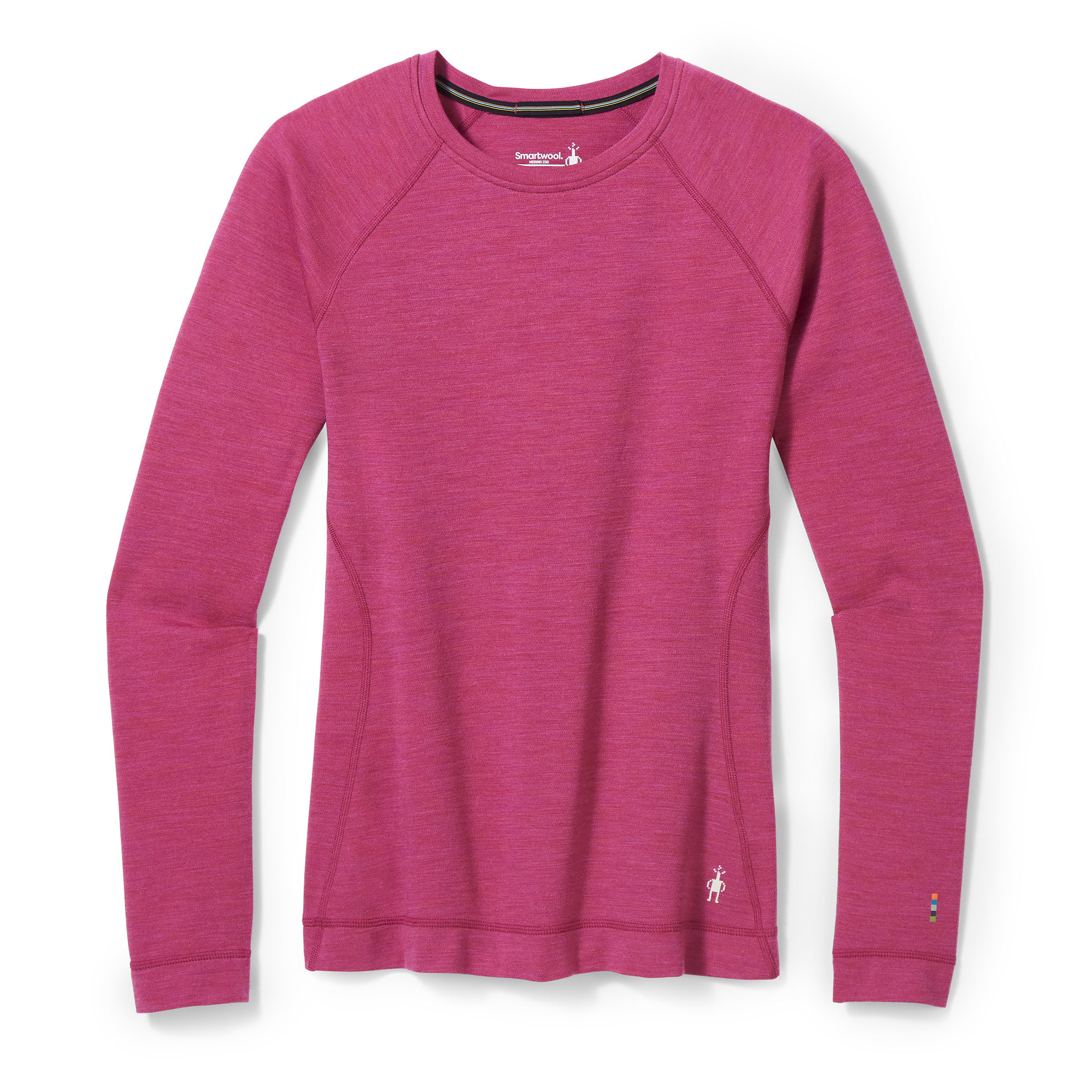 Smartwool W CLASSIC THERMAL MERINO BL CREW BOXED festive fuchsia heather Velikost: M