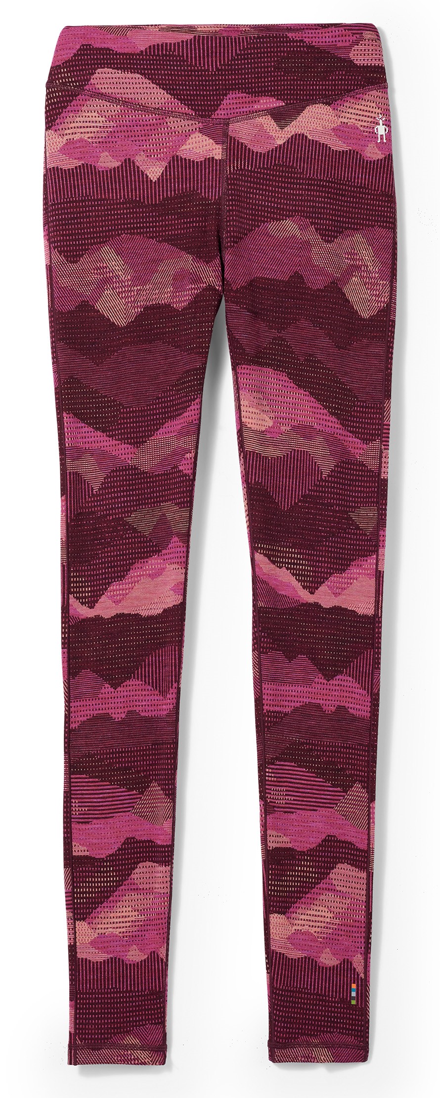 Smartwool W CLASSIC THERMAL MERINO BL PATTERN BB festive fuchsia mountain scape Velikost: M