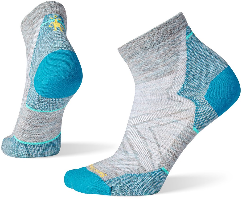 Smartwool W RUN ZERO CUSHION ANKLE lunar gray Velikost: M