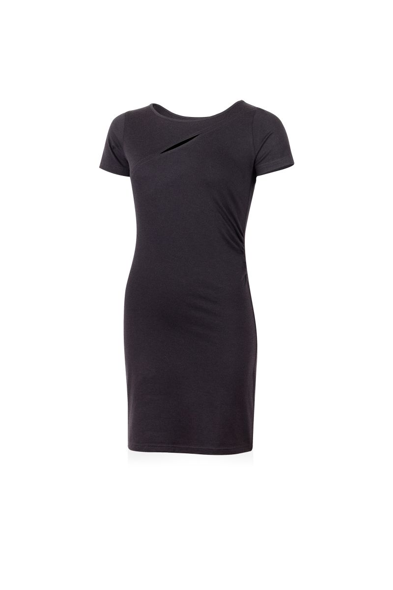 E-shop Lasting dámské merino šaty SAMANTA černé