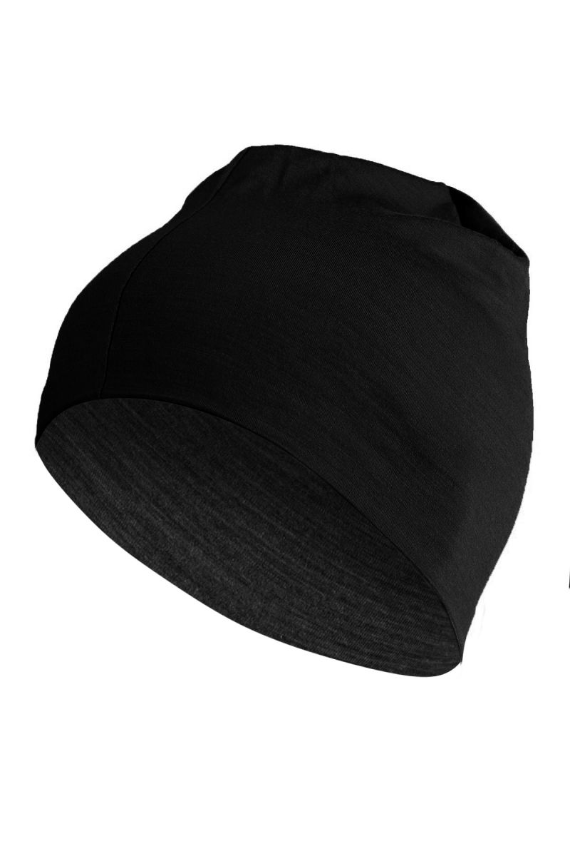 Lasting merino čepice BONY šedo černá Velikost: S/M