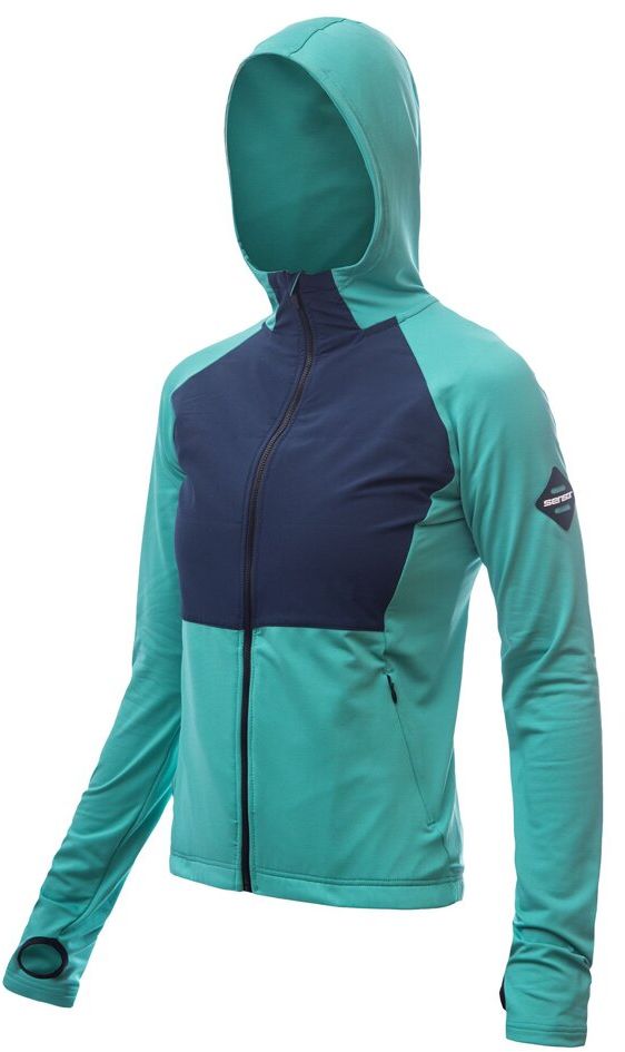 SENSOR COOLMAX THERMO dámská bunda sea green/deep blue Velikost: XL