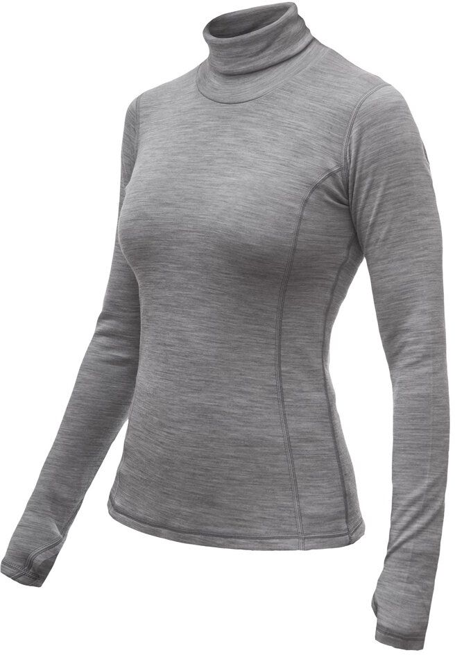 E-shop SENSOR MERINO BOLD dámské triko dl.rukáv roll neck cool gray