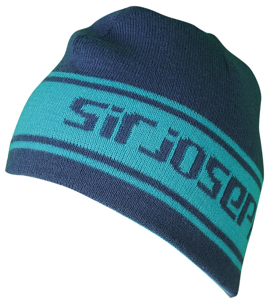 Sir Joseph Beanie 52 turquoise/navy