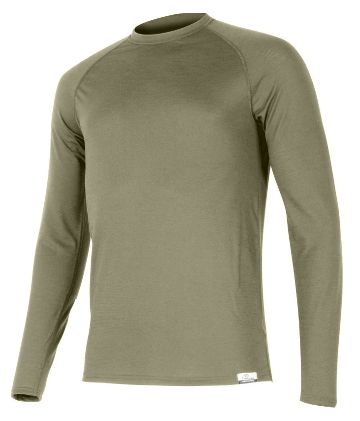 Lasting pánské merino triko ATAR zelené Velikost: XL pánské triko