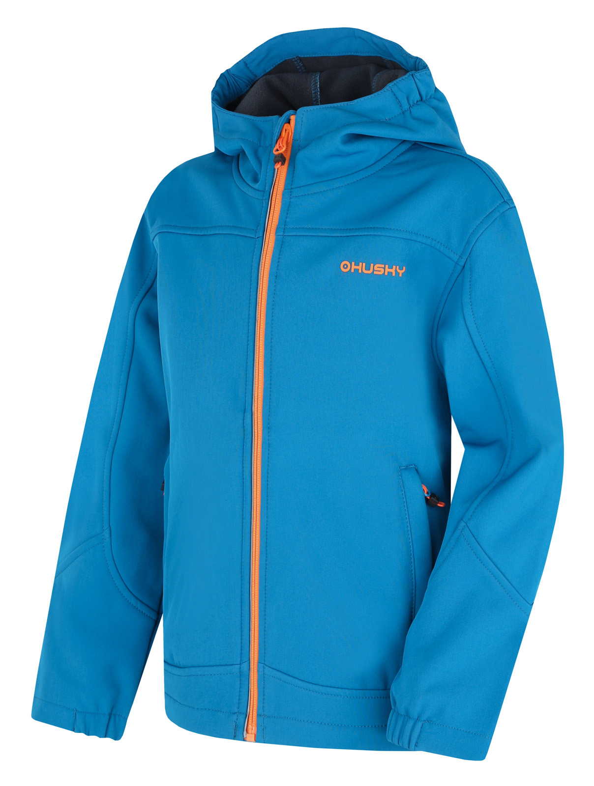 Husky Dětská softshell bunda Simbo K blue Velikost: 112 dětská bunda