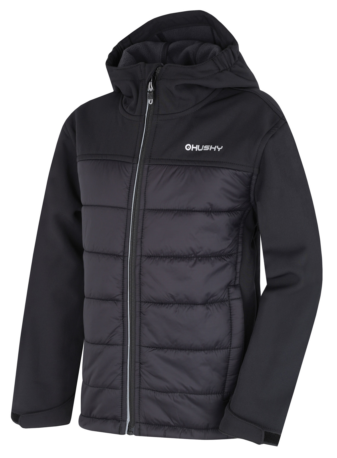 Husky Dětská softshell plněná bunda Swany K black Velikost: 112 dětská bunda