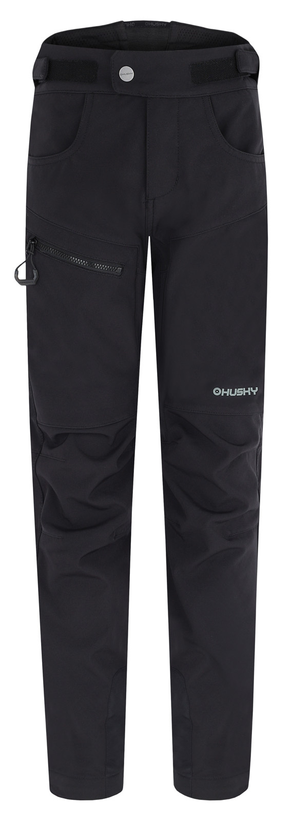 Husky Dětské softshell kalhoty Keson K black Velikost: 134 dětské kalhoty