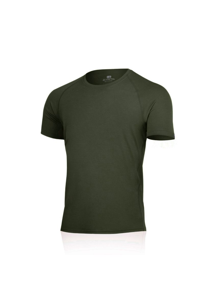 Lasting pánské merino triko BUKAS zelené Velikost: L