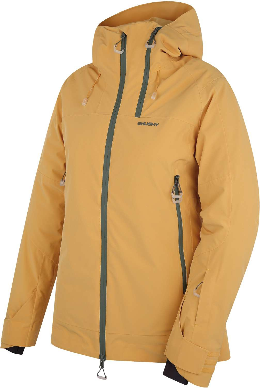 E-shop Husky Dámská lyžařská plněná bunda Gambola L lt. yellow