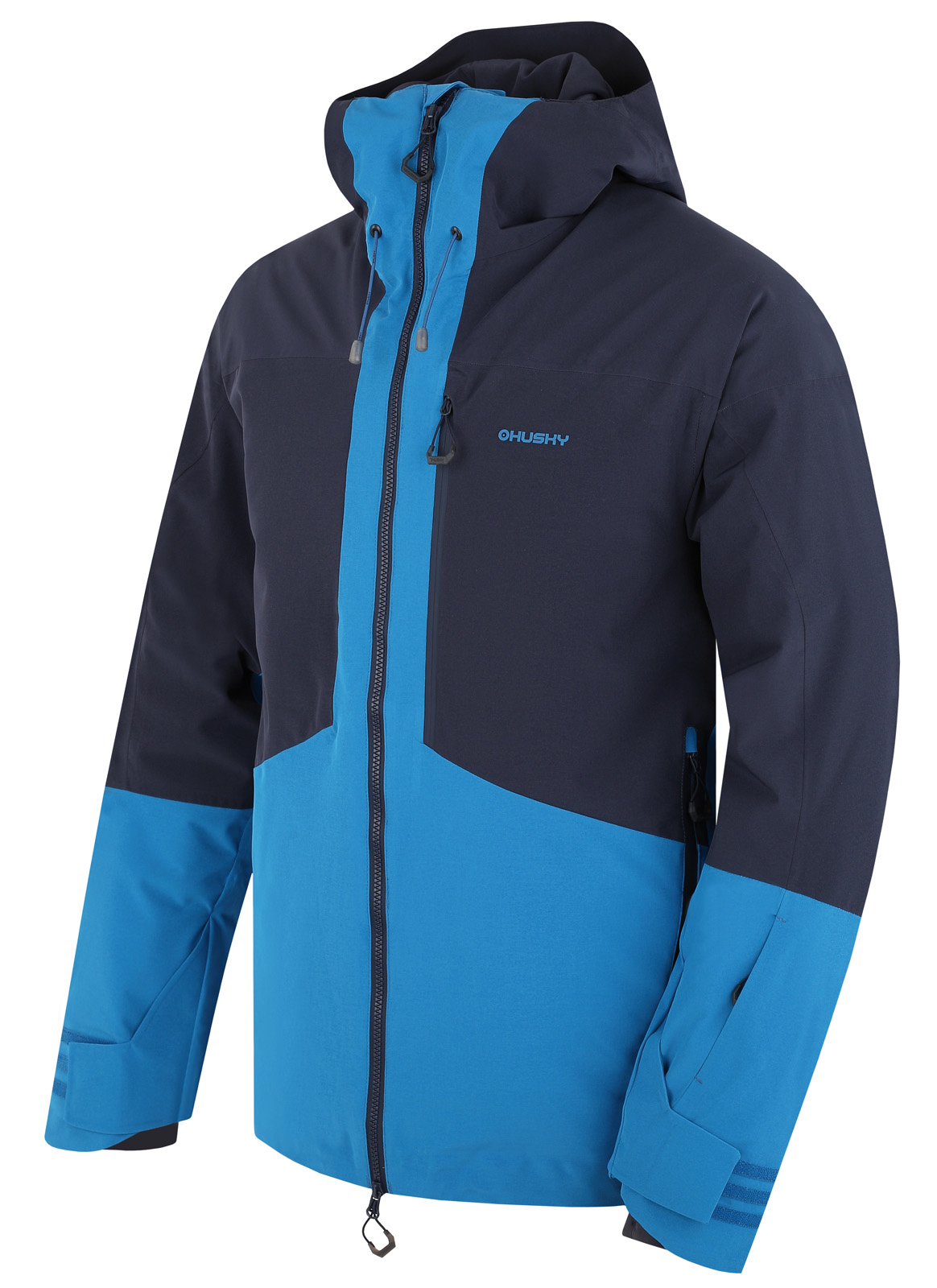 Husky Pánská lyžařská bunda Gomez M black blue/blue Velikost: XXL pánská bunda