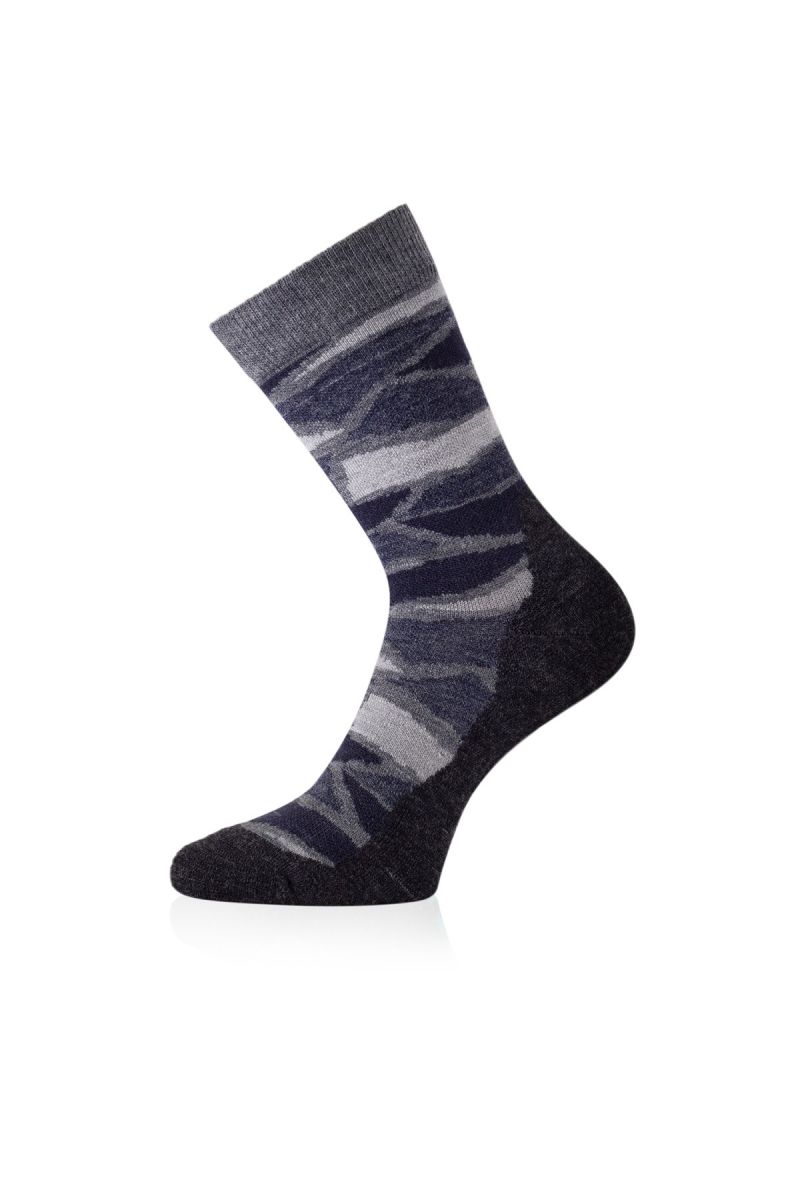 Lasting merino ponožky WLJ šedé Velikost: (38-41) M unisex ponožky