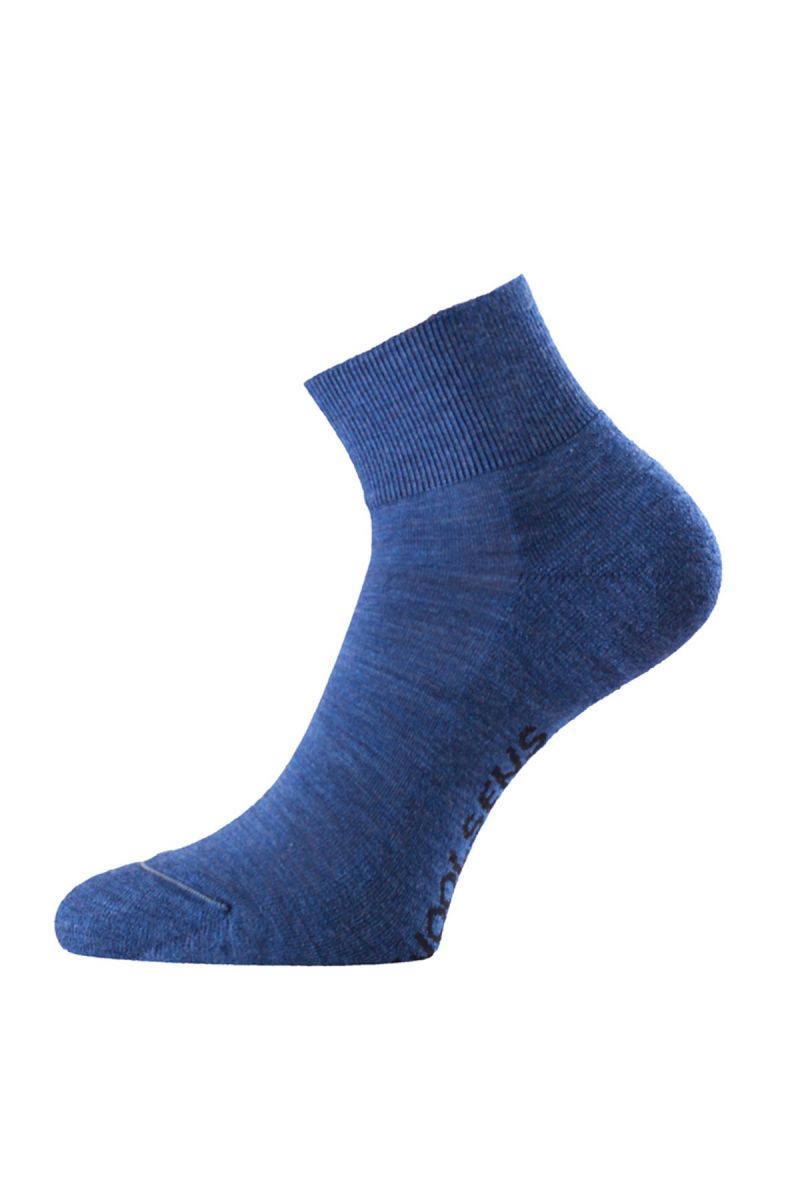 Lasting merino ponožky FWP 516 modré Velikost: (42-45) L unisex ponožky