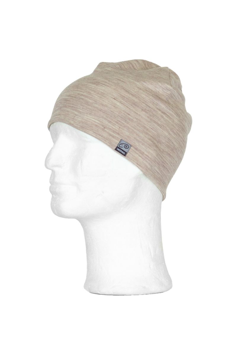 Lasting merino čepice JUNY béžová Velikost: L/XL