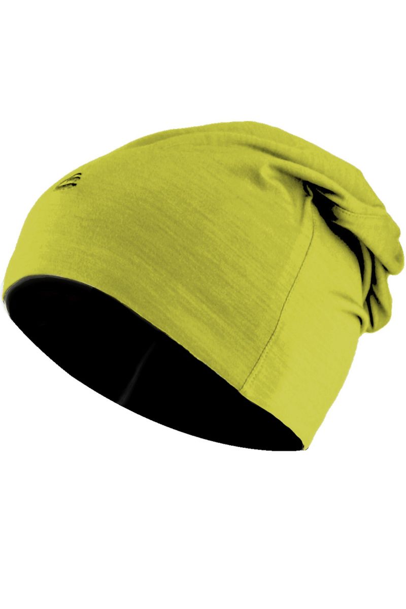 Lasting merino čepice BOLY žluto černá Velikost: L/XL