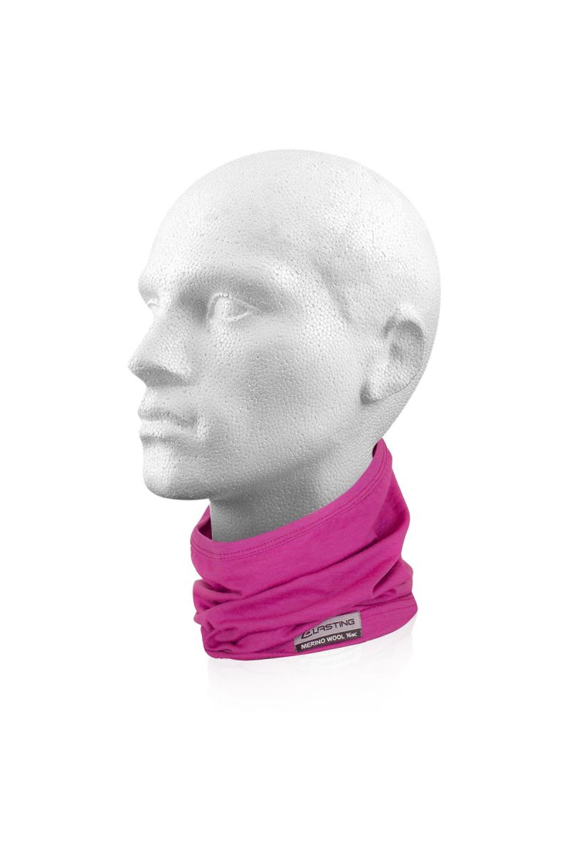 Lasting merino nákrčník krátký TULS růžový Velikost: UNI