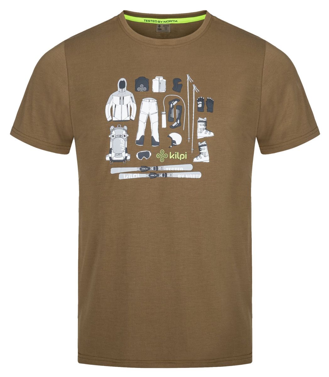 Kilpi TORNES-M Tmavě zelená Velikost: XL pánské tričko