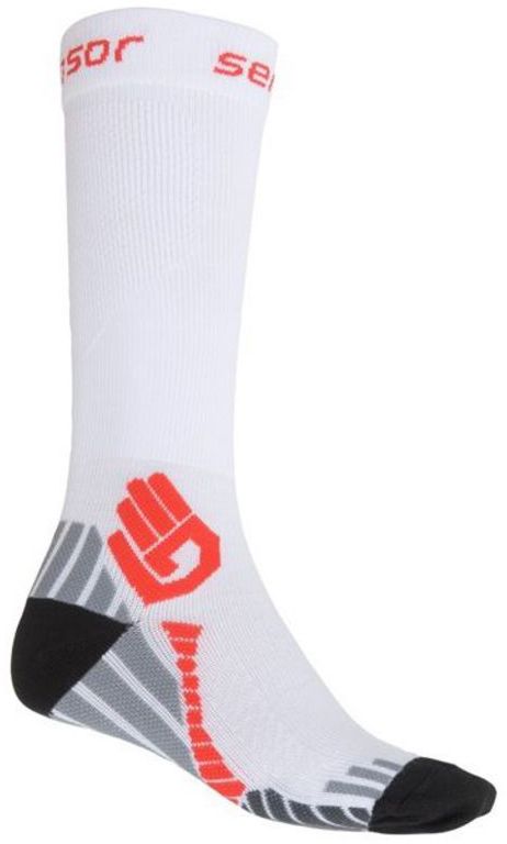 SENSOR PONOŽKY COMPRESS bílá Velikost: 6/8