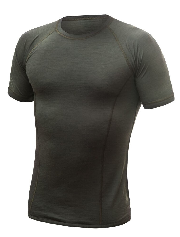 SENSOR MERINO AIR pánské triko kr.rukáv olive green Velikost: S pánské triko