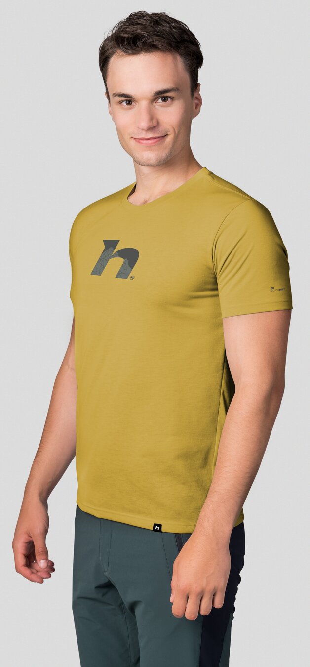 Hannah BINE golden palm Velikost: M pánské tričko s krátkým rukávem