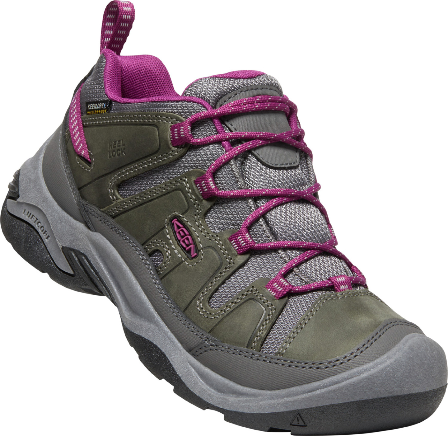 Keen CIRCADIA WP WOMEN steel grey/boysenberry Velikost: 39,5 boty