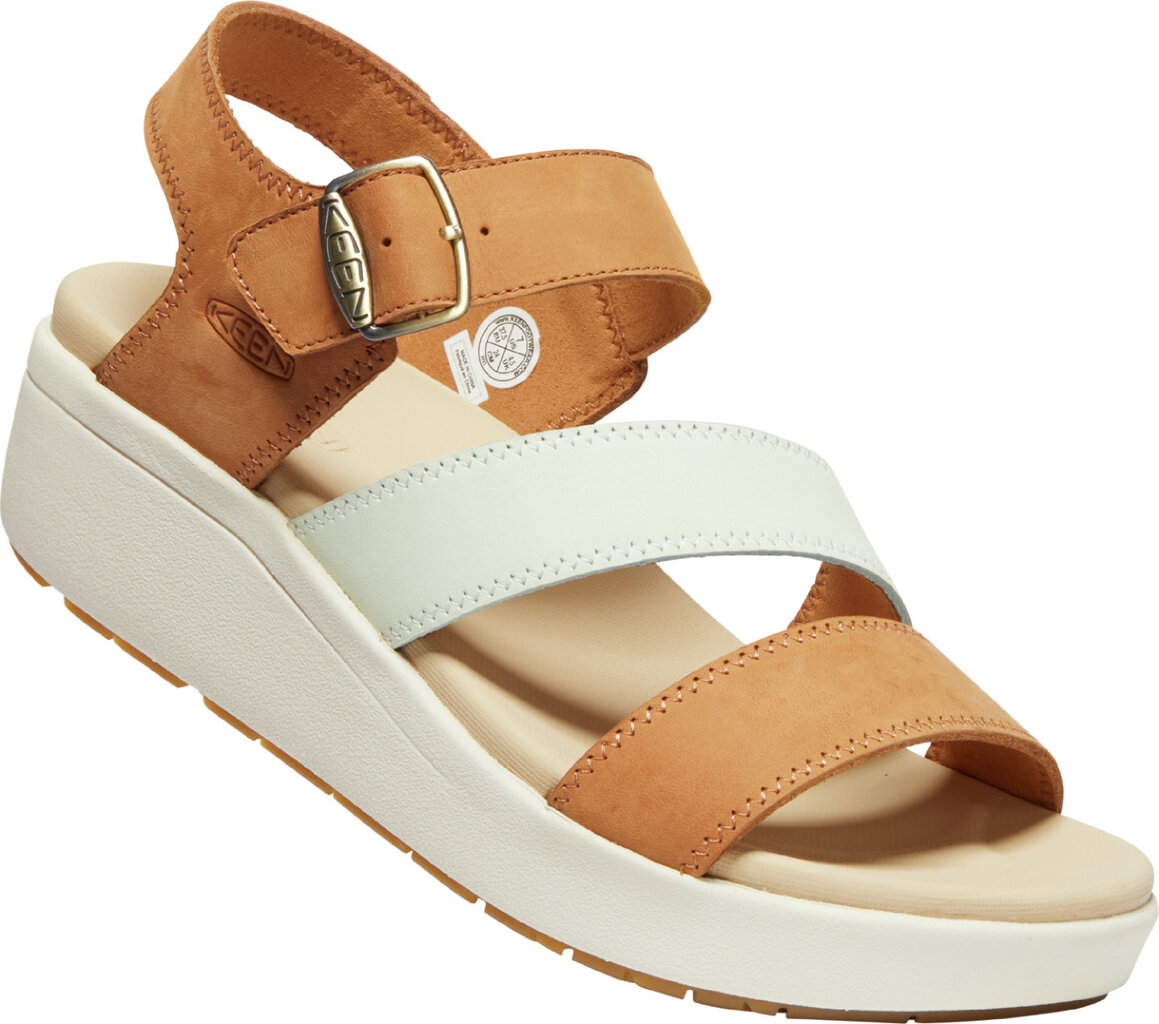 E-shop Keen ELLECITY BACKSTRAP WOMEN natural leather/clearly aqua