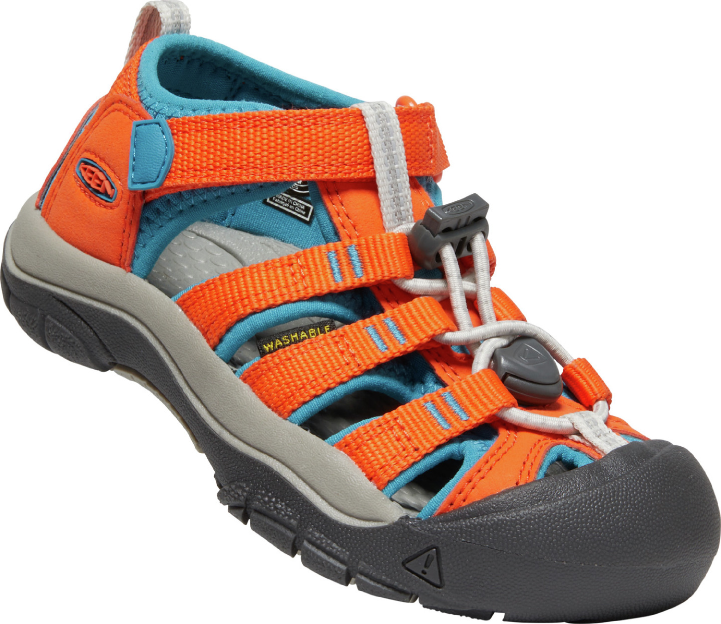 Keen NEWPORT H2 CHILDREN safety orange/fjord blue Velikost: 30 dětské sandály