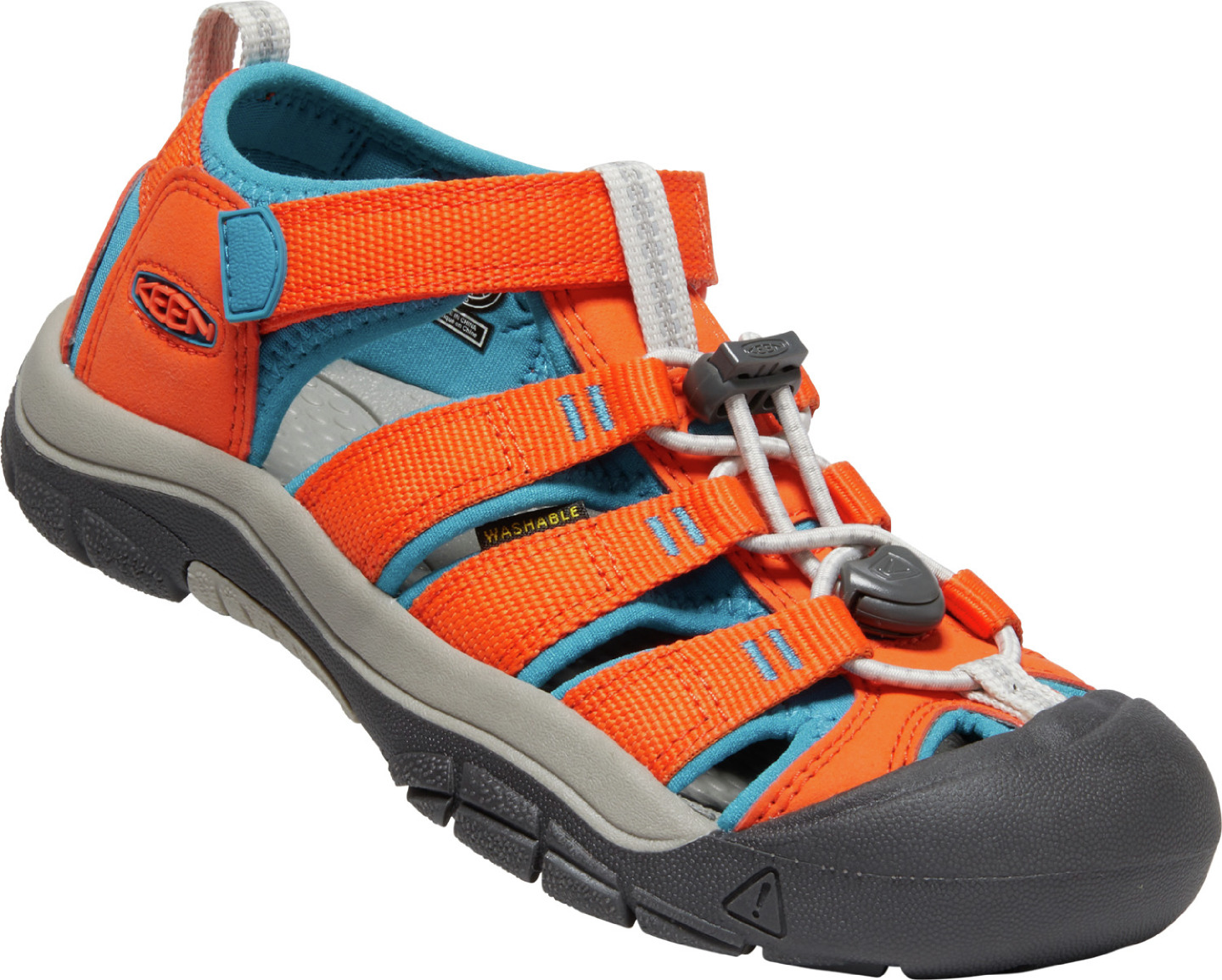 Keen NEWPORT H2 YOUTH safety orange/fjord blue Velikost: 35 dětské sandály