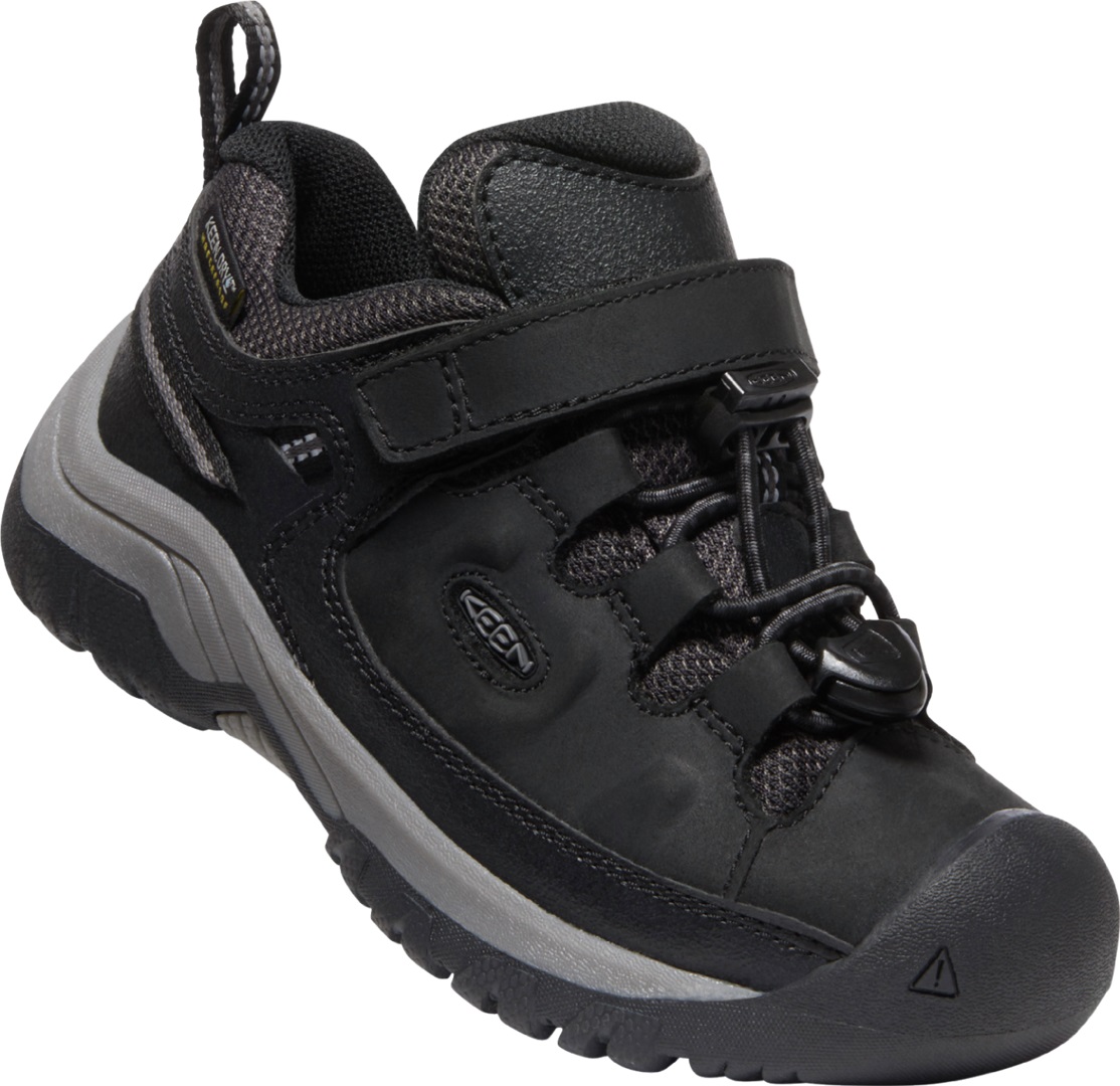 Keen TARGHEE LOW WP CHILDREN black/steel grey Velikost: 30 dětské boty