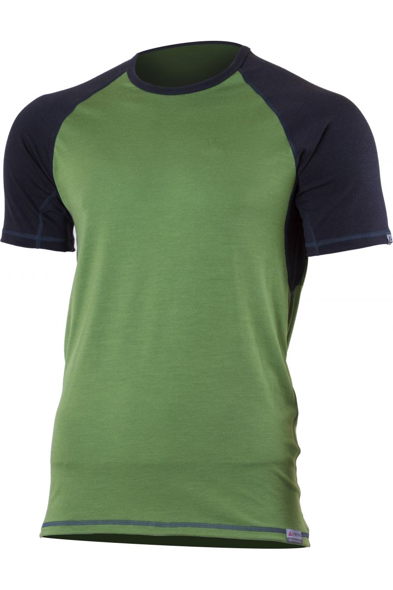 Lasting pánské merino triko OTO zelené Velikost: XXL pánské triko