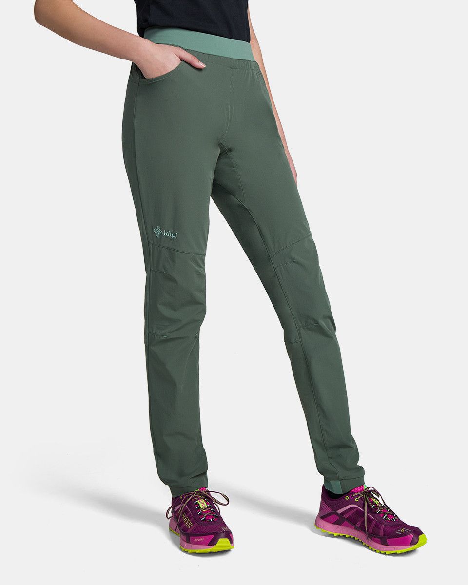 Kilpi MIMI-W Tmavě zelená Velikost: 44 dámské kalhoty