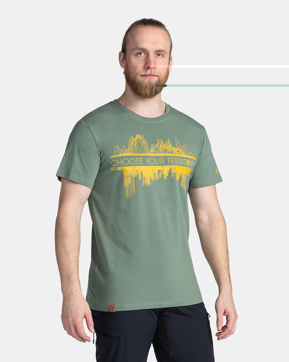 Kilpi CHOOSE-M Tmavě zelená Velikost: XL pánské triko