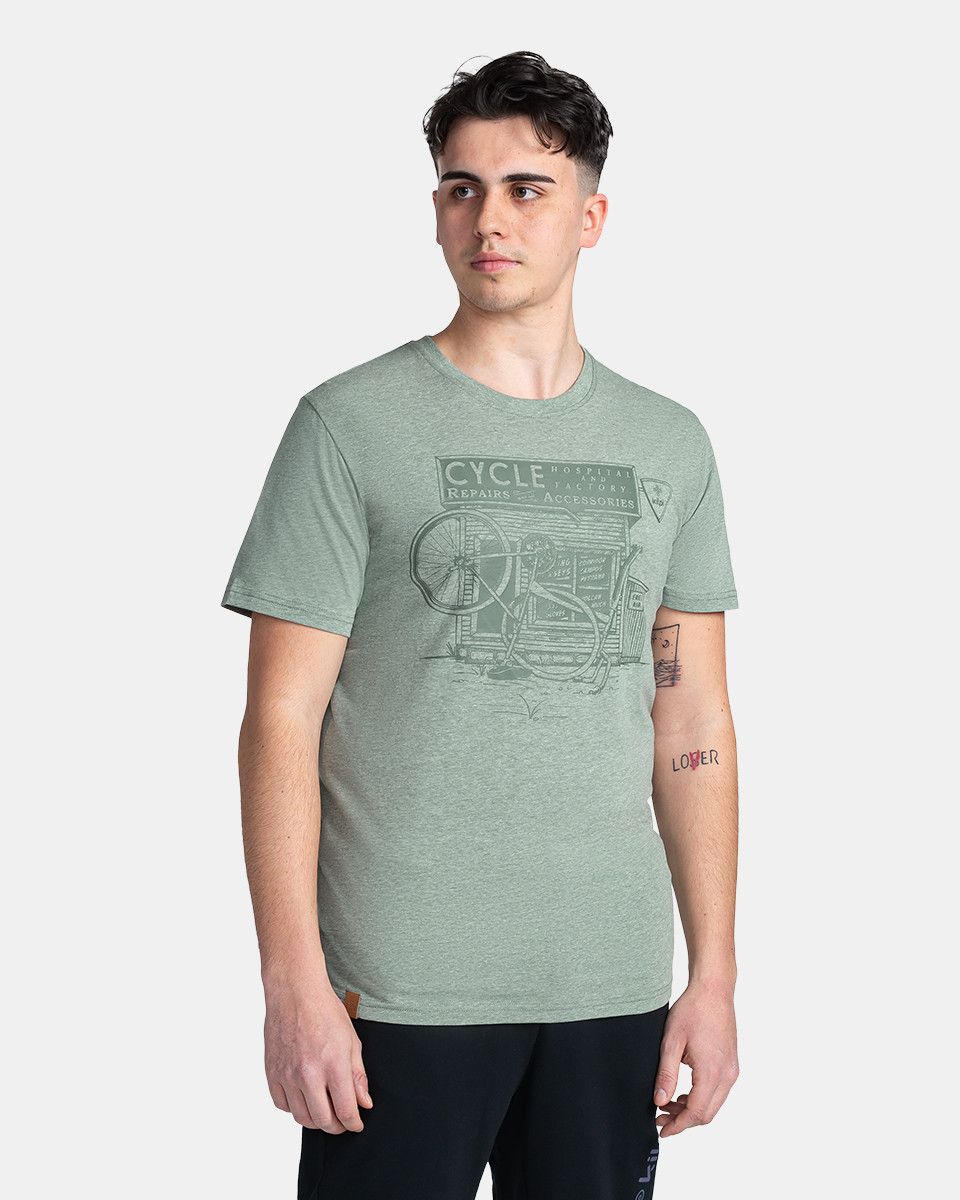 Kilpi PORTELA-M Tmavě zelená Velikost: XS pánské tričko