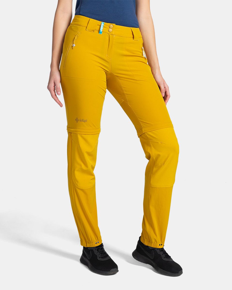 Kilpi HOSIO-W Zlatá Velikost: 34 dámské outdoorové kalhoty