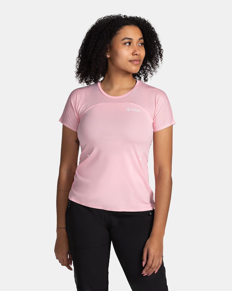 Kilpi AMELI-W Světle růžová Velikost: 46 dámské triko