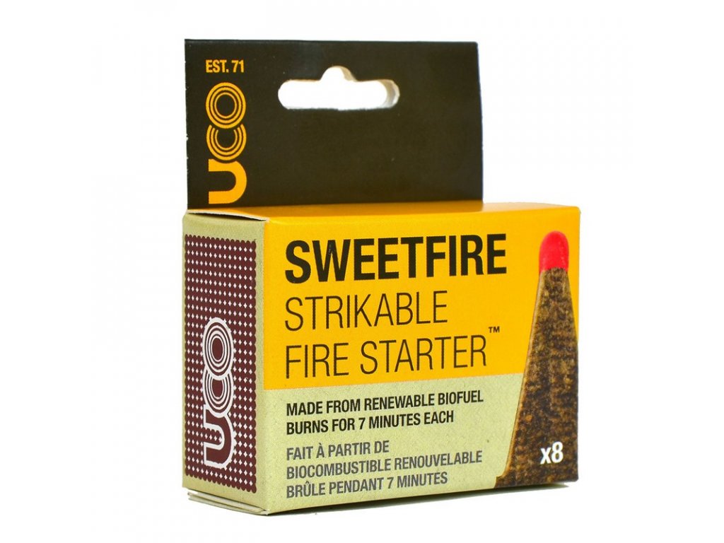 E-shop UCO gear UCO Podpalovač / zápalky SweetFire Strikeable Matches - 8 ks