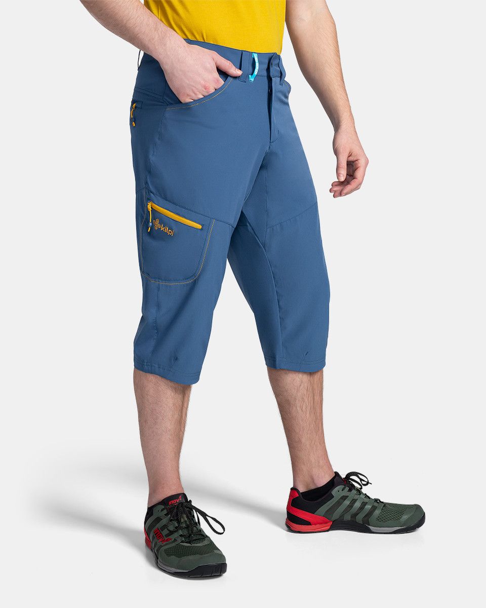 Kilpi OTARA-M Tmavě modrá Velikost: XL pánské outdoorové 3/4 kalhoty