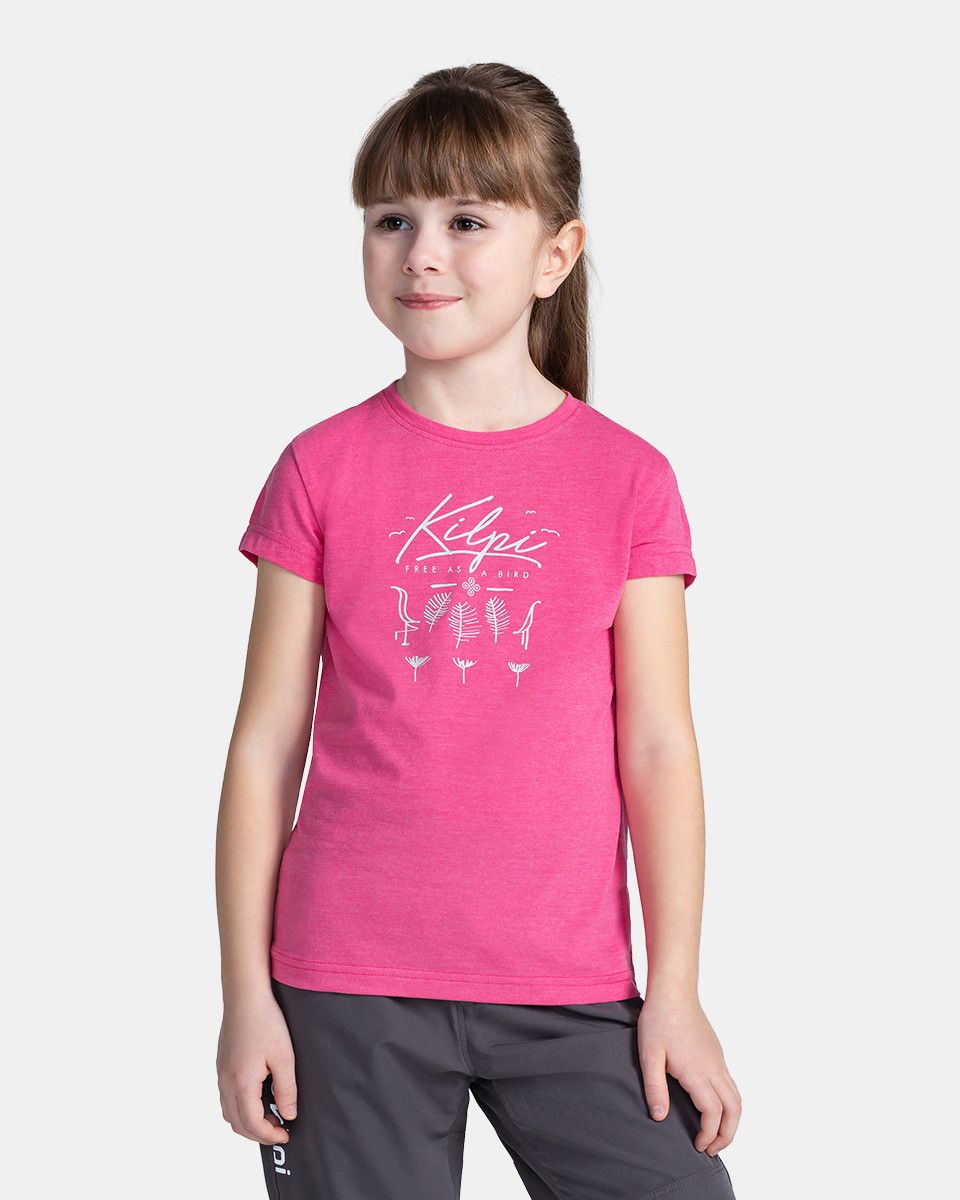 Kilpi MALGA-JG Růžová Velikost: 110 dívčí triko