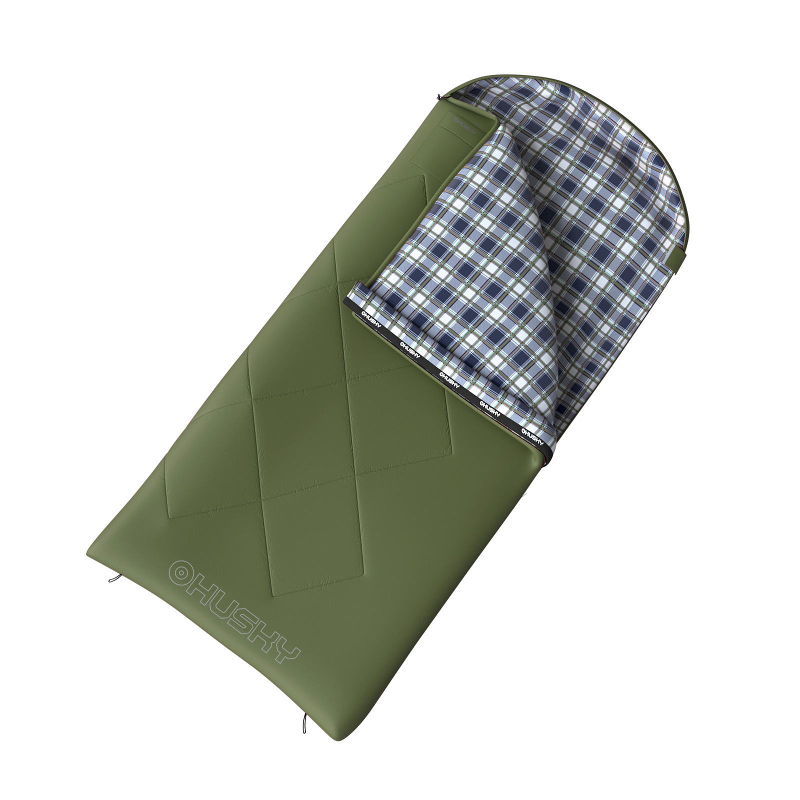 Husky Dekový třísezónní dětský spacák Kids Galy -10°C green Velikost: UNI 8592287035384