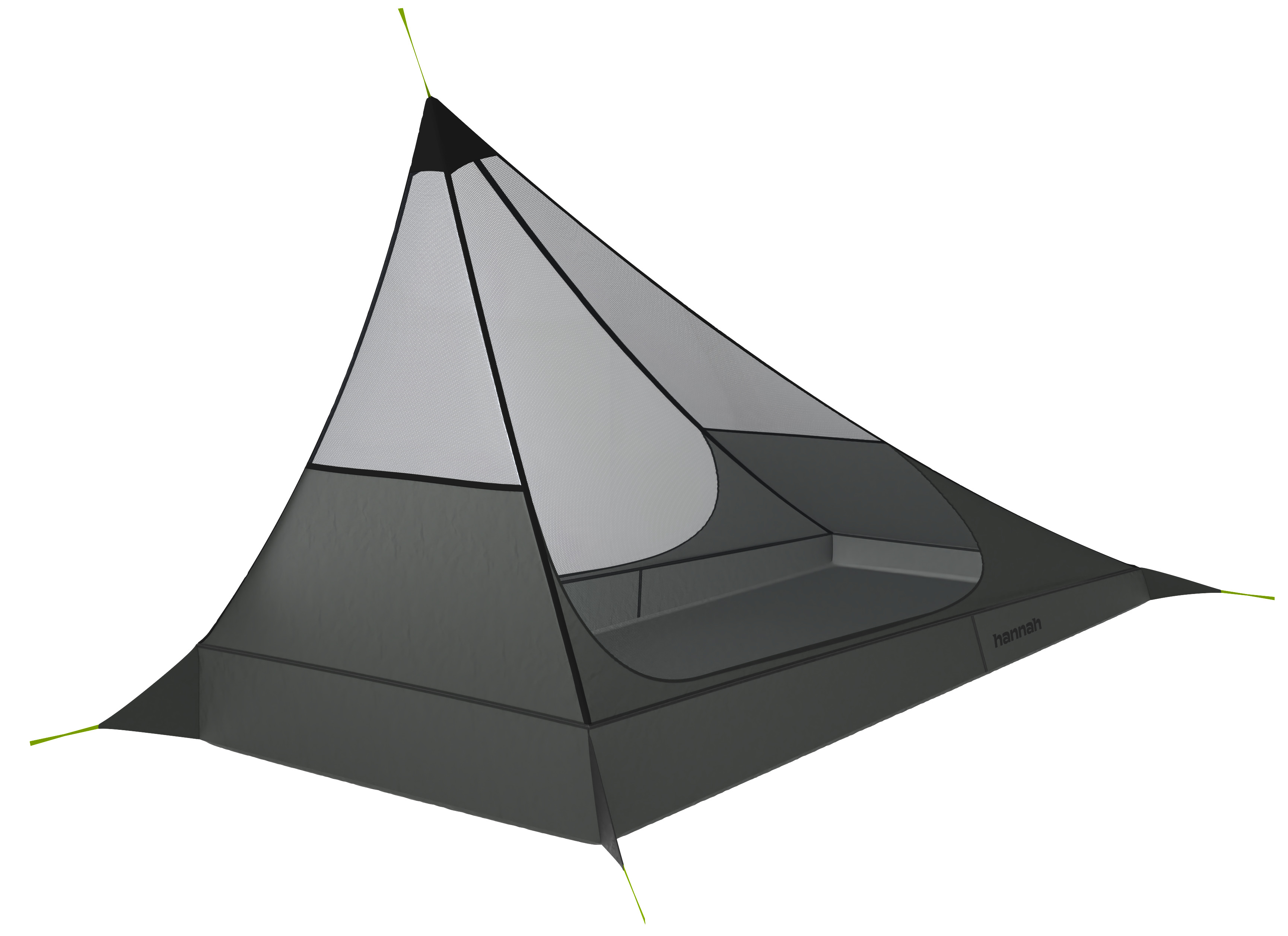 E-shop Hannah MESH TENT 1 grey shelter