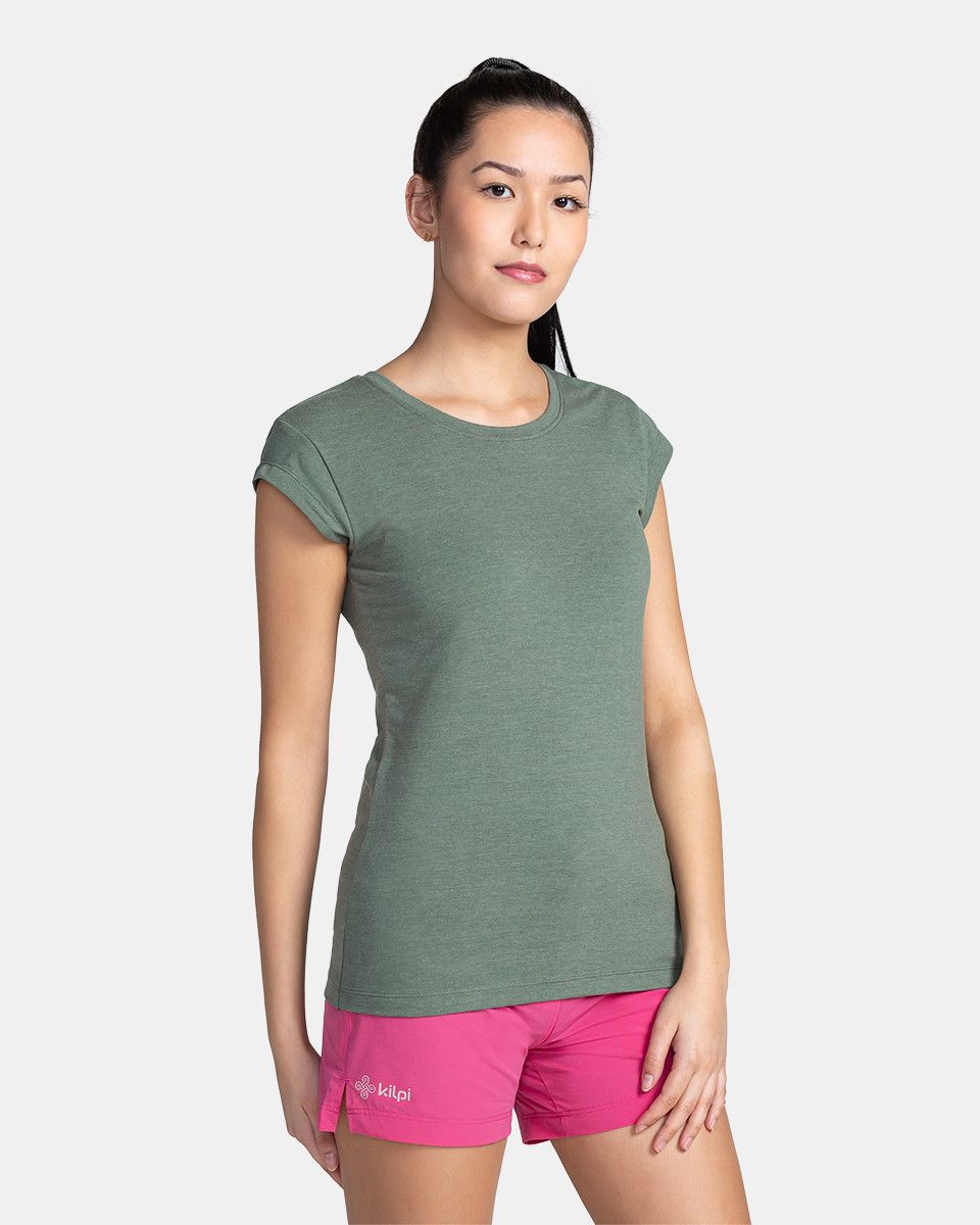 Kilpi PROMO-W Tmavě zelená Velikost: 42 dámské tričko