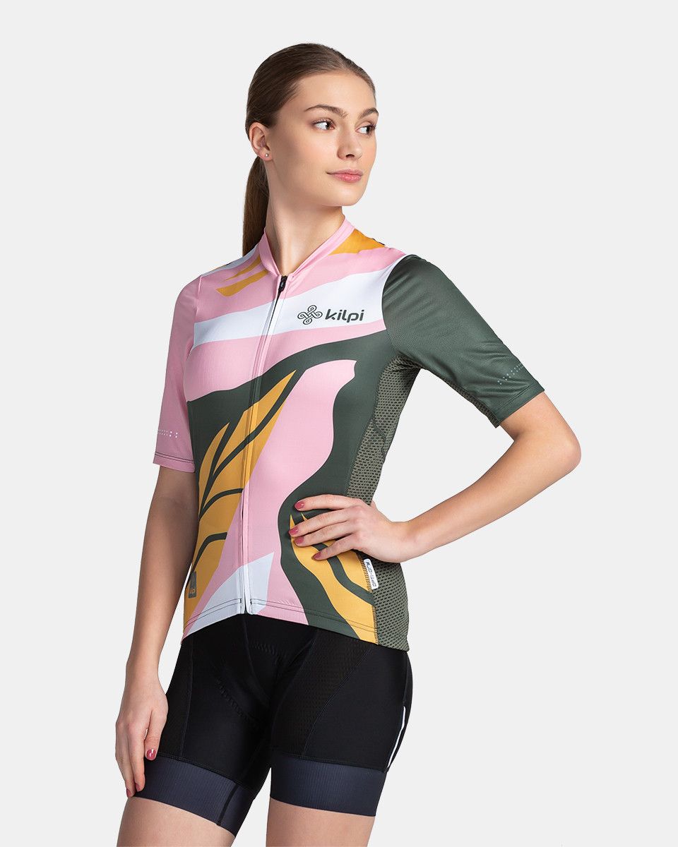 Kilpi RITAEL-W Tmavě zelená Velikost: 34 dámský cyklistický dres