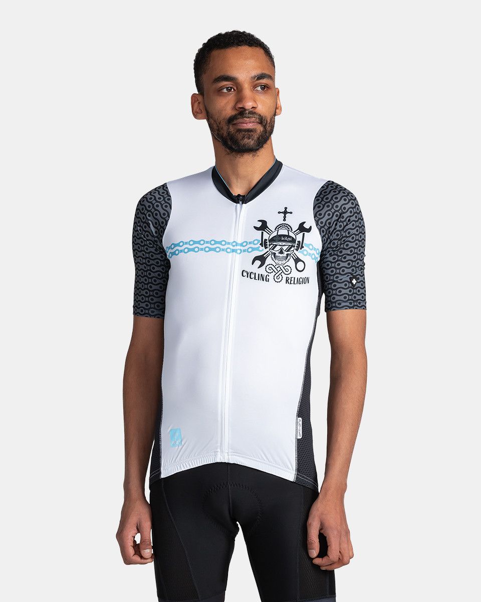 Kilpi RIVAL-M Bílá Velikost: 3XL pánský cyklistický dres