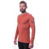 SENSOR MERINO ACTIVE pánské triko dl.rukáv terracotta2