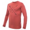 sensor merino active snsr panske triko dl rukav terracotta