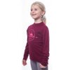 SENSOR MERINO DF TERRITORY dětské triko dl.rukáv lilla2