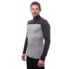 SENSOR MERINO BOLD pánské triko dl.rukáv zip cool gray anthracite2